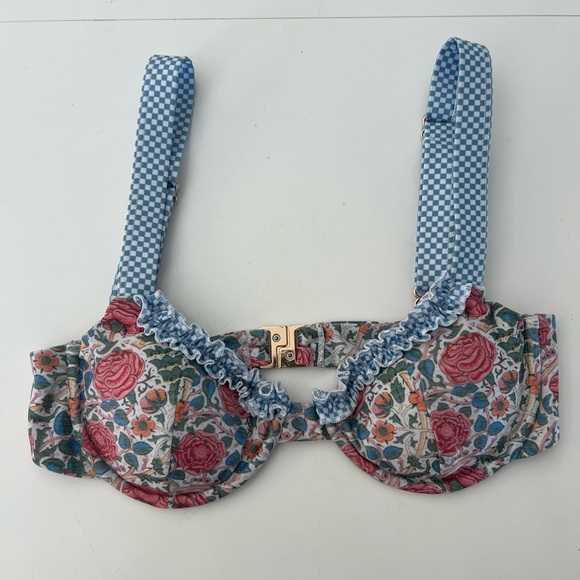 Strawberry Milk Mob Lady Bird Bikini Swimsuit Top Size Small - Picture 1 of 13